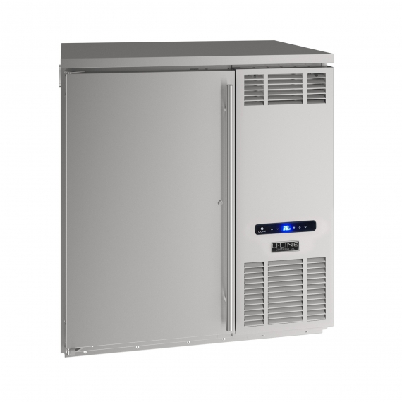 U-Line UCBR532-SS01A Refrigerated Back Bar Cabinet w/ 5.97 Cu Ft, 1 Solid Door, 2 Shelves