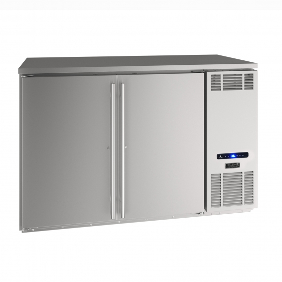 U-Line UCBR552-SS01A Refrigerated Back Bar Cabinet w/ 13.35 Cu Ft, 2 Solid Doors, 4 Shelves