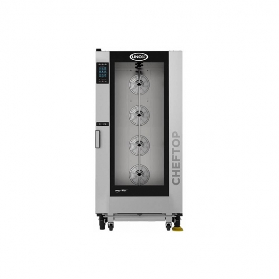 UNOX XAVL-2021-GPLS (GAS 110V) Gas Combi Oven, ChefTop MIND.Maps™ Plus, Hotel Size