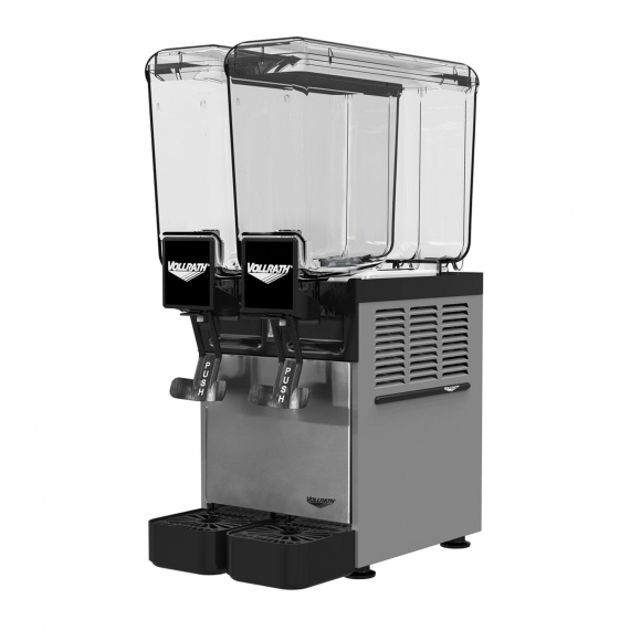 Vollrath VBBC2-37-A Pre-Mix Refrigerated Beverage Dispenser w/  Double 2.1 gal Bowls