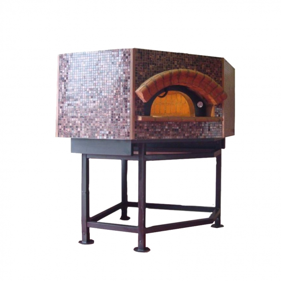 Univex DOME47P Artisan Stone Hearth Pentagonal Pizza Oven, Wood / Coal / Gas Fired, (7) 12