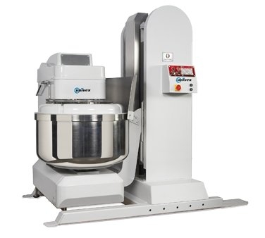 Univex SL200L Spiral Mixer with 306-Qt Overturnable Bowl, 2-Speed, 440 Ibs Dough Capacity