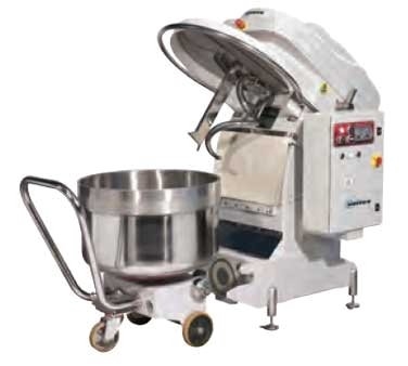 Univex SL250RB Spiral Mixer with 370-Qt Removable Bowl, 2-Speed, 550 lbs Dough Capacity