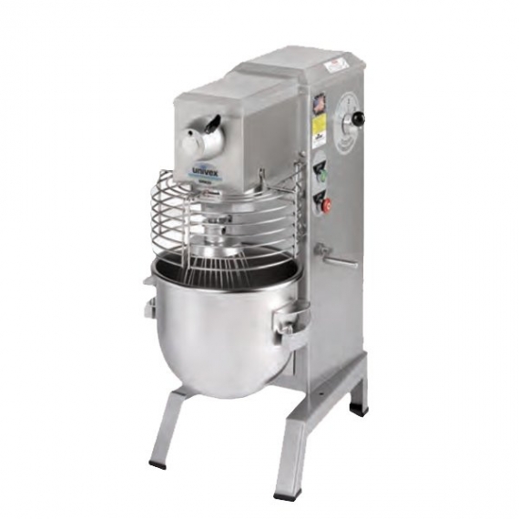 Univex SRM20 W/O Countertop 20-Qt Planetary Mixer with Guard, Variable Speed, 1/2 Hp