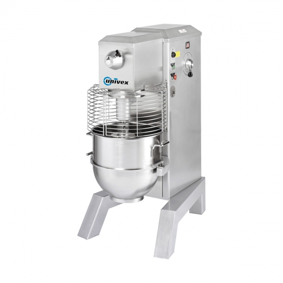 Univex SRM60+ Floor Model 60-Qt Planetary Mixer with Timer and Guard, #12 Hub, Variable Speed, 3 Hp