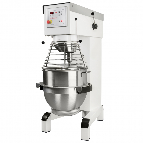 Varimixer V100PL Floor Model 100-Qt Planetary Mixer with Timer and Guard, Variable Speed, 4 HP