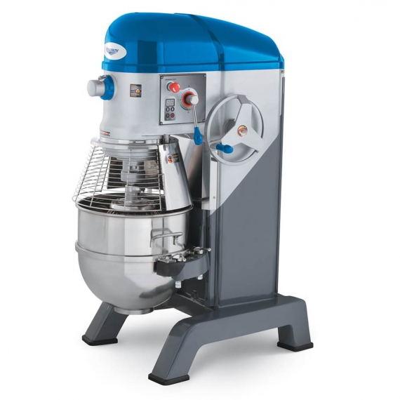 Vollrath 40760 Floor Model 60-Qt Planetary Mixer with Timer and Guard, #12 Hub, 3-Speed, 2 Hp