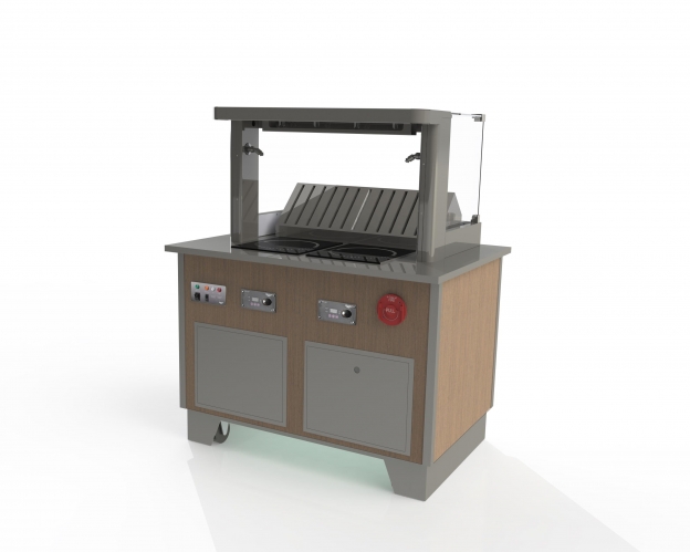 Vollrath 69718S-1-SR Induction Hot Food Serving Counter