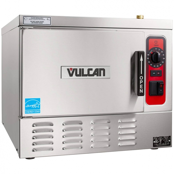 Vulcan C24EA3-LWE Countertop Electric Convection Steamer, 3xPan, Low Water Steam Control