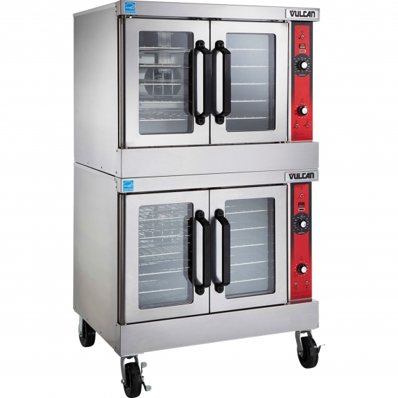 Vulcan VC66ED Deep-Size Electric Convection Oven w/ Solid State Controls, Double Decks 