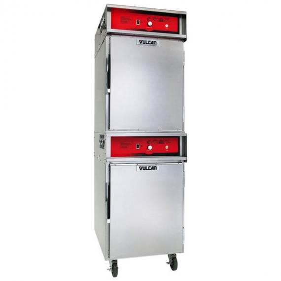 Vulcan VCH88 Double-Deck Cook / Hold / Oven Cabinet w/ Solid State Controls, Mobile