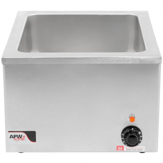 APW Wyott W-6 Countertop Food Pan Warmer w/ 15-Qt. Capacity, 2/3-Size Pan Well