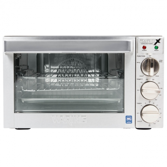 Waring WCO250X Single-Deck Electric Convection Oven w/ Manual Controls, Quarter-Size