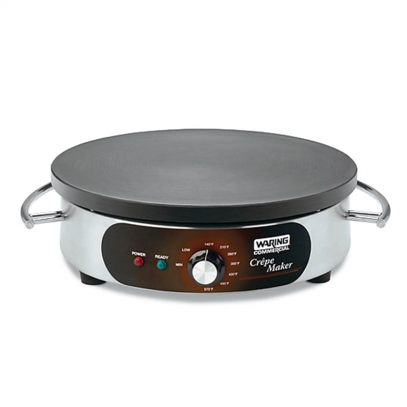Waring WSC160X Electric Crepe Maker,Cast Iron Cook Surface 