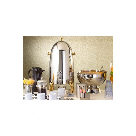 Winco 903B, 3-Gallon Virtuoso Coffee Urn, Stainless Steel