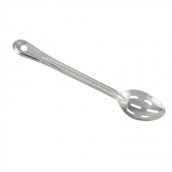 Winco BSST-13 Stainless Steel Slotted Basting Serving Spoon