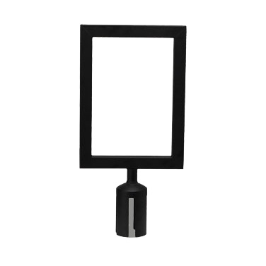 Winco CGSF-12K Crowd Control Stanchion Sign / Frame