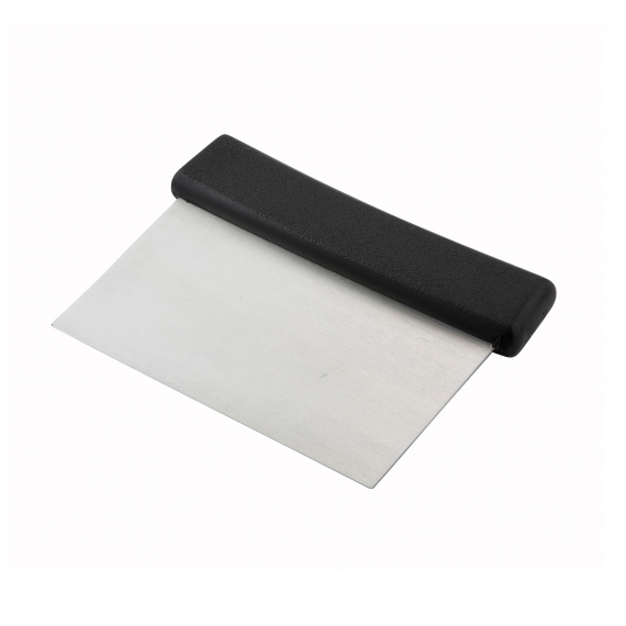 Winco DSC-2 Dough Cutter/Scraper With Plastic Black Handle,Stainless Steel Blade