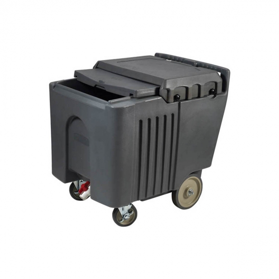 Winco IIC-29 Insulated Ice Caddy w/ Sliding Cover, 125 lb. Capacity, Polyethylene Molded Body