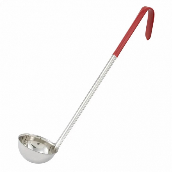 Winco LDC-2 Stainless Steel Serving Color-Coded Ladle