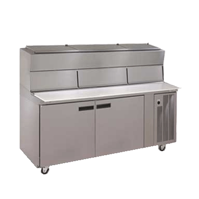 Delfield 18672PDLP 72″ Refrigerated Pizza Prep Table