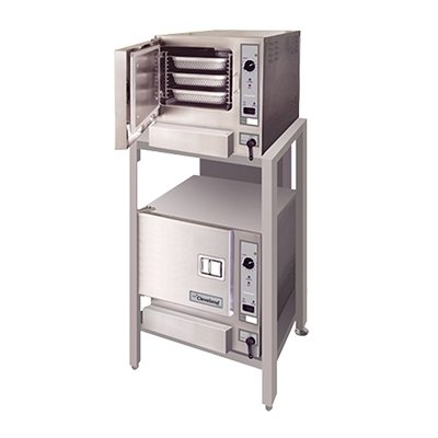 Cleveland (2) 22CET63.1 Double-Deck Electric Convection Steamer w/ 9-Pan Capacity, Boilerless