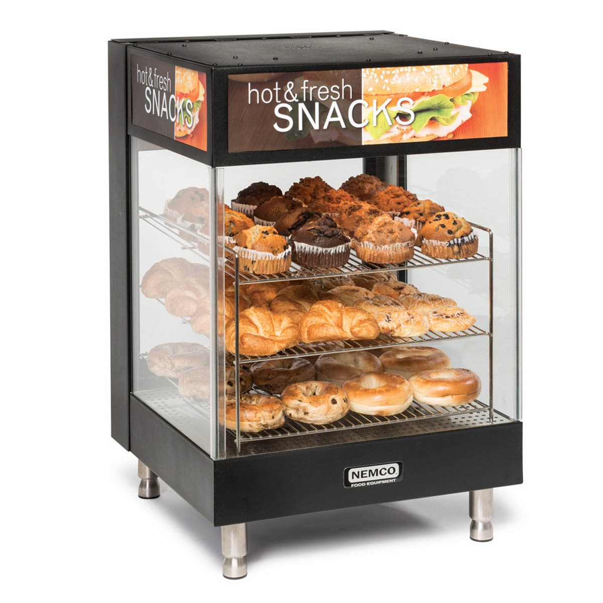 Nemco 6425 22″ Countertop Hot Food Display Case