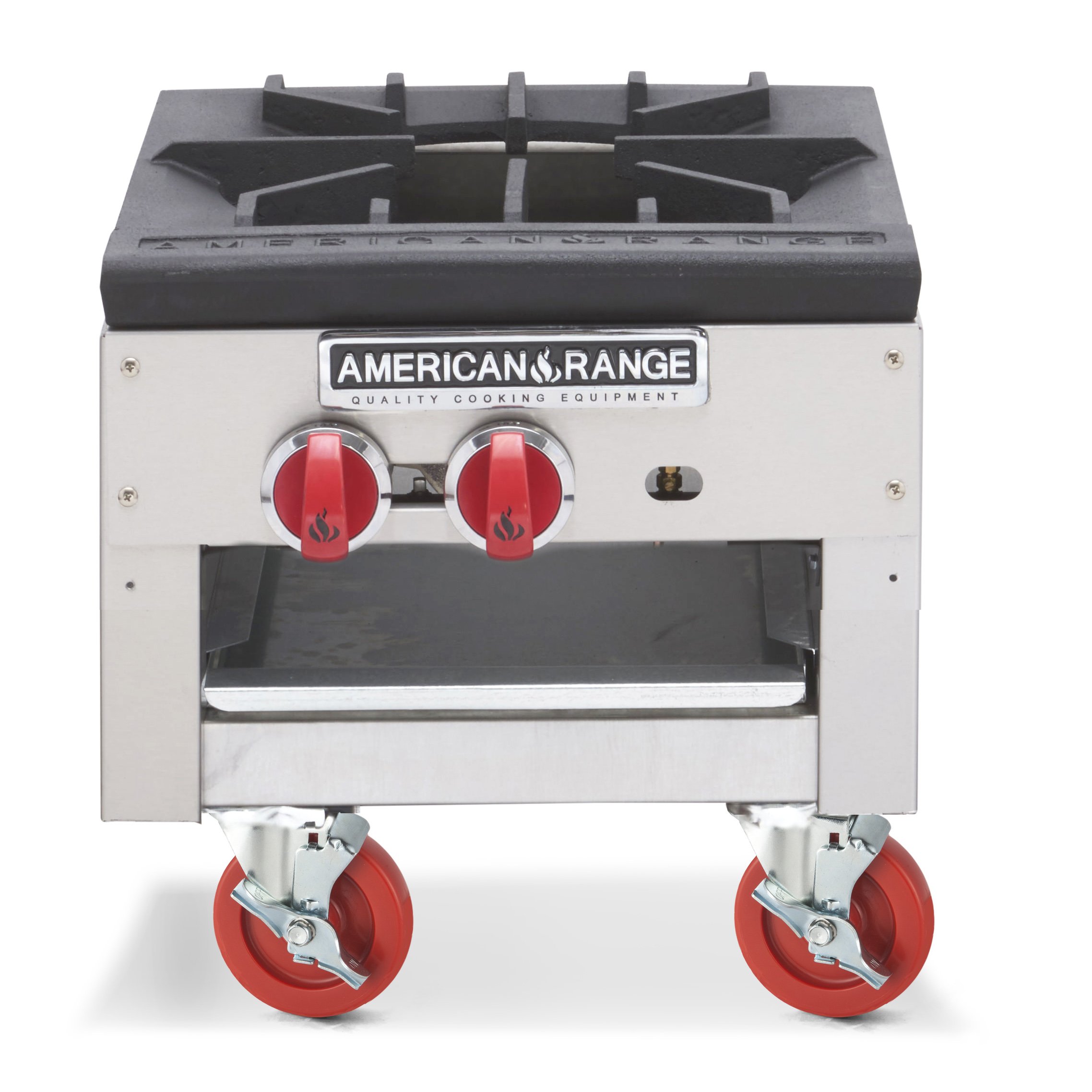 American Range SPSH-18 18″ Culinary Series 1 Burner Stock Pot Range,  Gas 3-Ring Burners