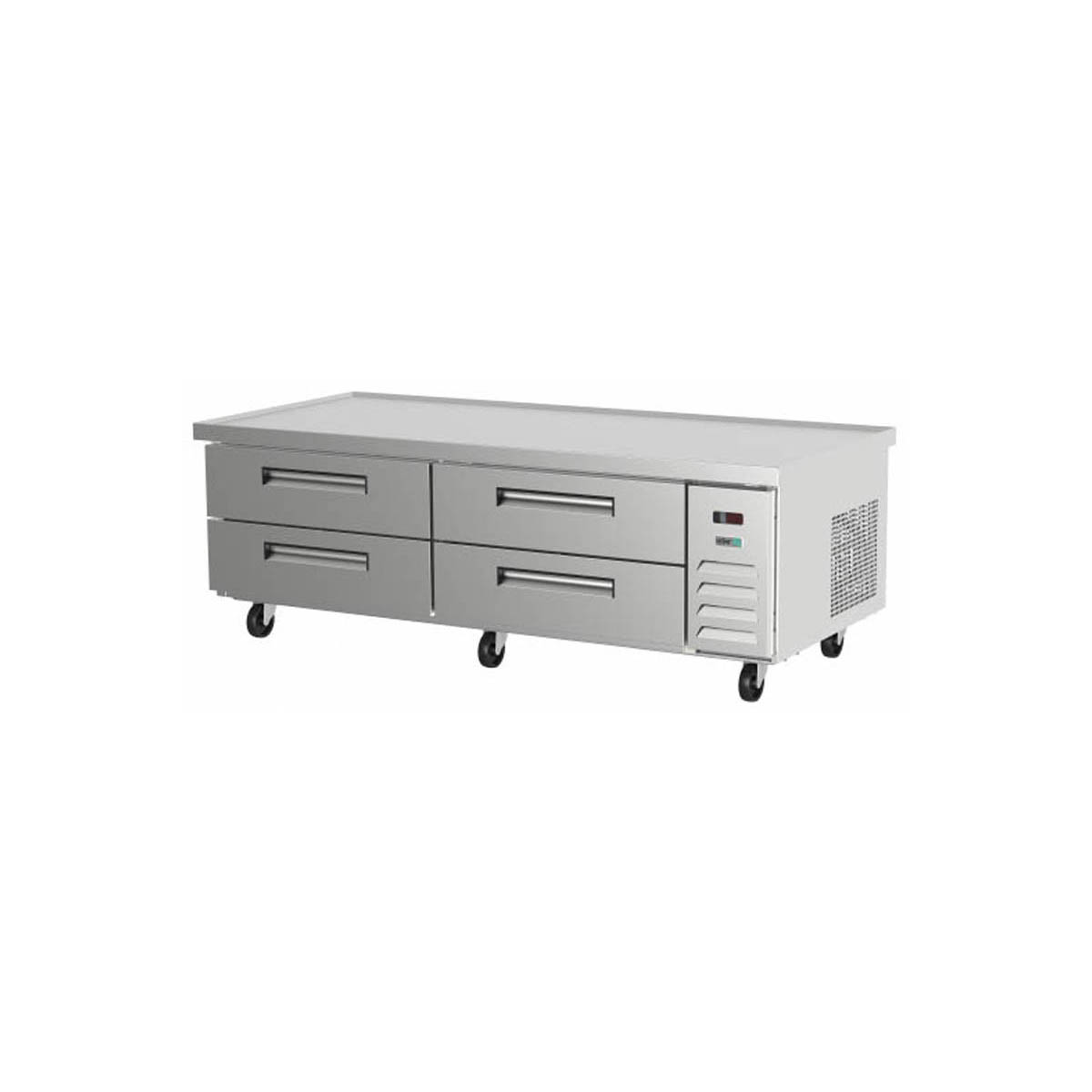 Asber ACBR-72 72″ 4 Drawers Chef Base Refrigerated Equipment Stand
