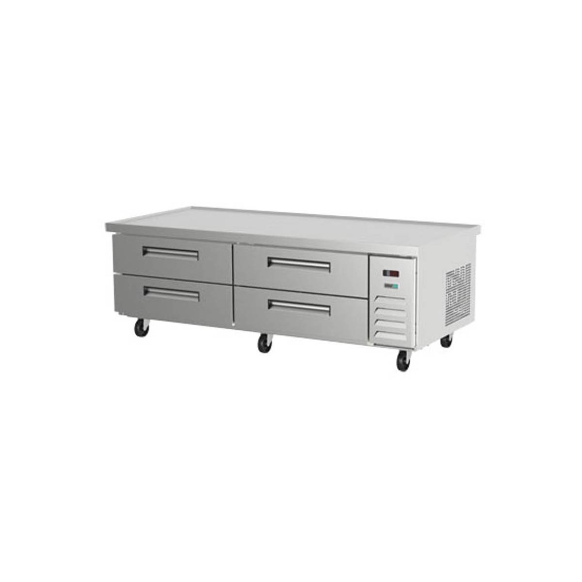 Asber ACBR-84 84″ 4 Drawers Chef Base Refrigerated Equipment Stand