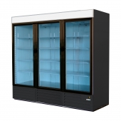 Asber ARMD-72 A 82″W Merchandiser Refrigerator with 3 Swing Glass Door, 72 cu. ft.