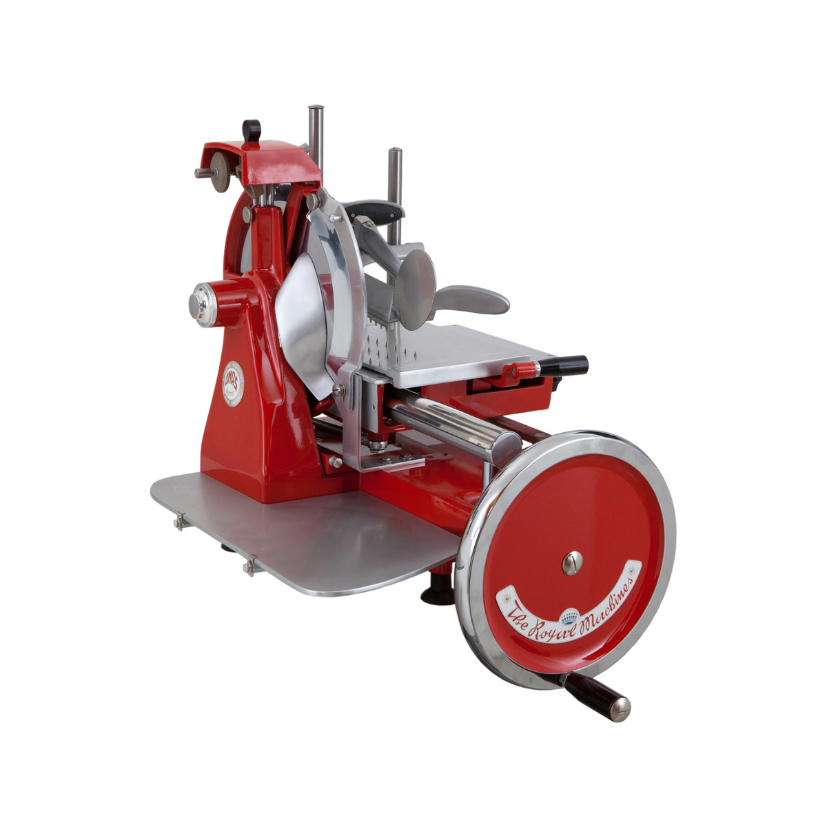Axis AX-VOL12 Manual Meat Slicer with 12″ Blade, Built-In Sharpener