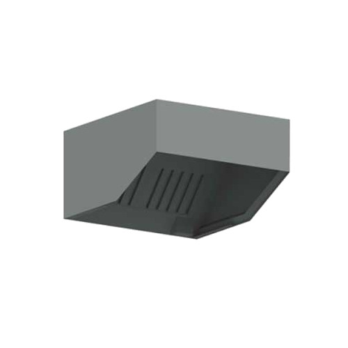 Beech Ovens FL200-634222.5 Exhaust Hood, Flat-Faced w/ Baffle-Type Filters, for REC1250-20