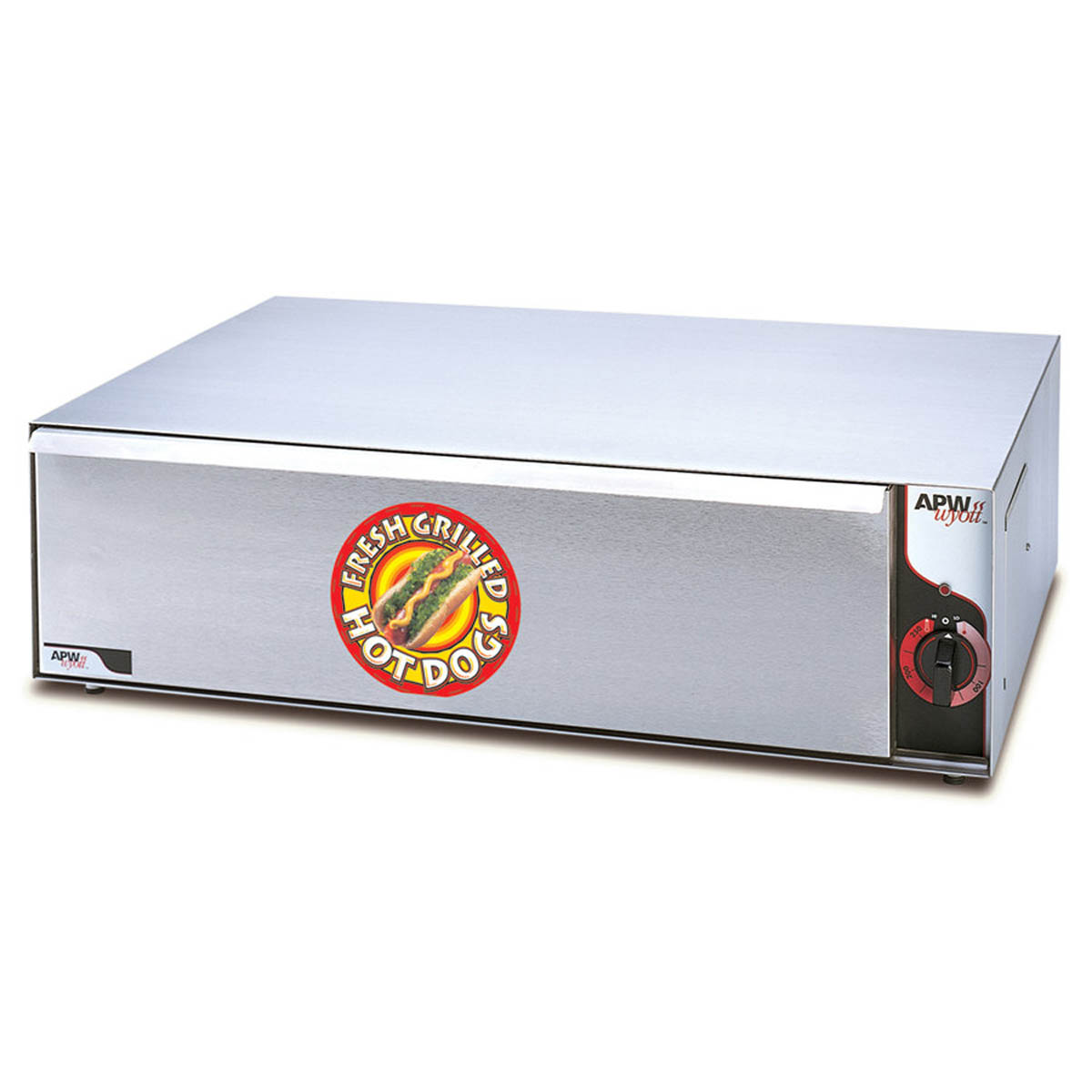 APW Wyott BW-50 Hot Dog Bun Warmer, Freestanding, 96 Bun Capacity