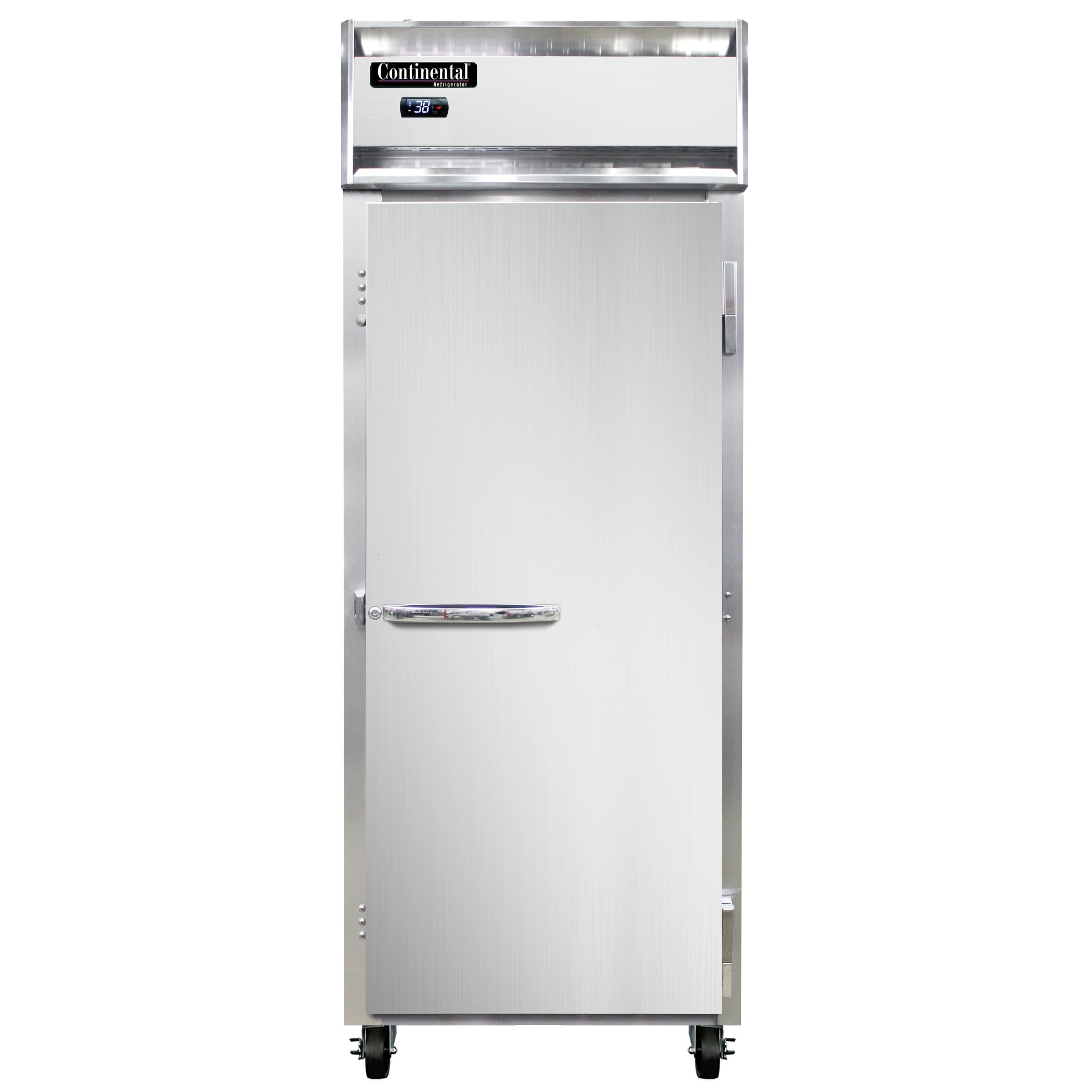 Continental Refrigerator 1REN 1-Section Reach-In Refrigerator w/ Solid Door, 21 cu. ft., 28.5″W