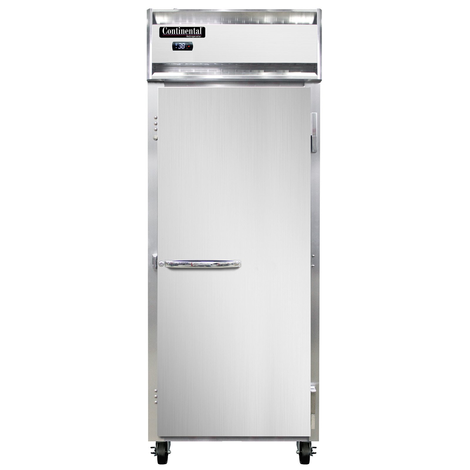 Continental Refrigerator 1RENSA 1-Section Reach-In Refrigerator w/ Solid Door, 21 cu. ft., 28.5″W