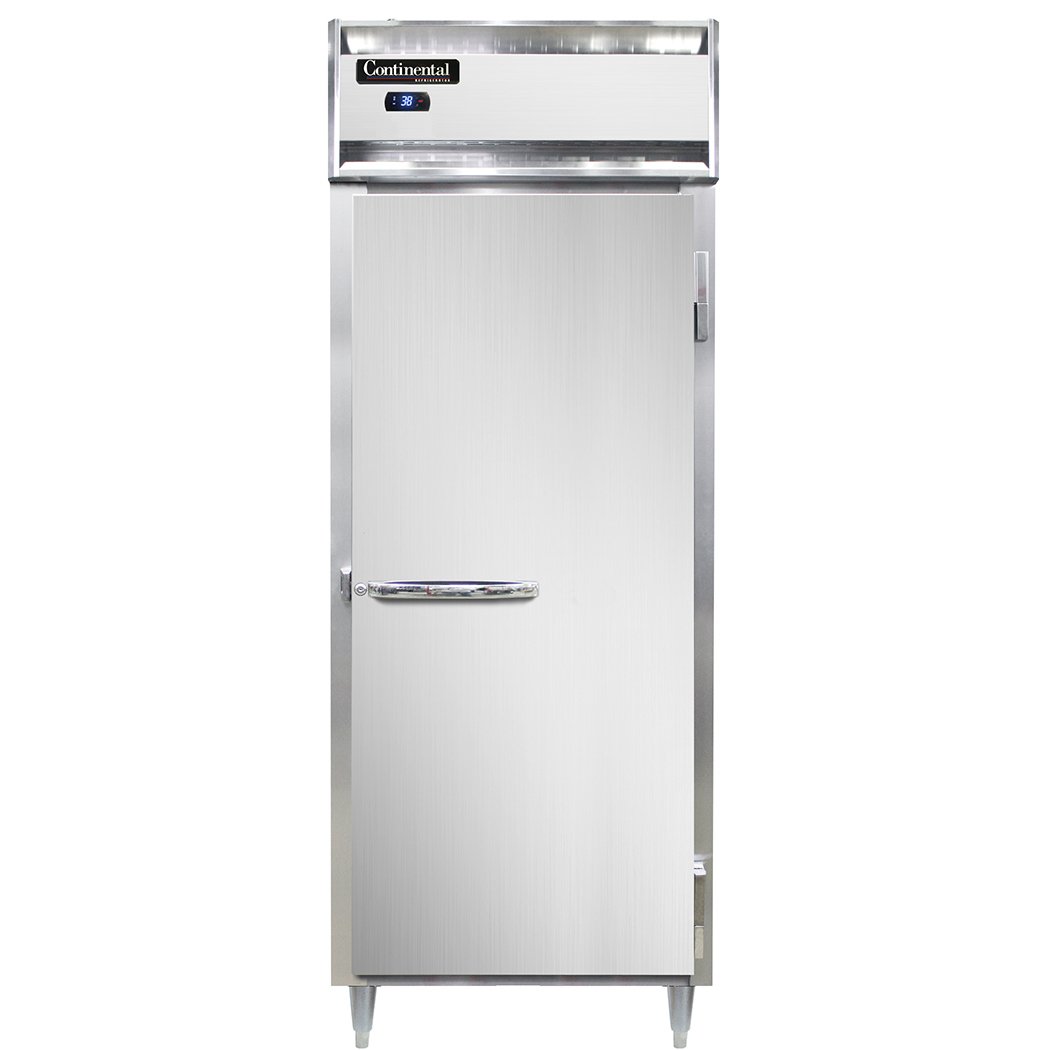 Continental Refrigerator D1RESNSS 29″ Reach-In Refrigerator w/ 1 Section, Solid Door, 18 cu. ft.