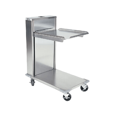 Delfield CT-1826 22″ Cantilever Style Single Tray Rack Dispenser for 18″ x 26″ Food Trays