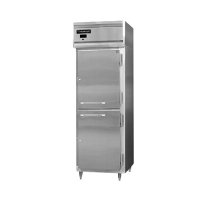 Continental Refrigerator D1RFXNSAHD 36″ 1-Section Reach-In Refrigerator Freezer w/ 2 Solid Half-Doors