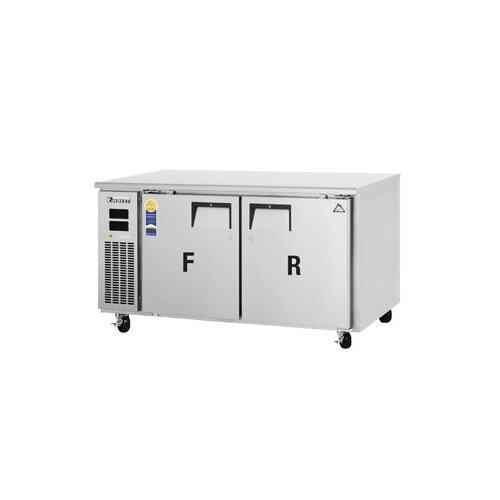Everest ETRF2 59″ Undercounter/Worktop Dual Temperature Refrigerator/Freezer