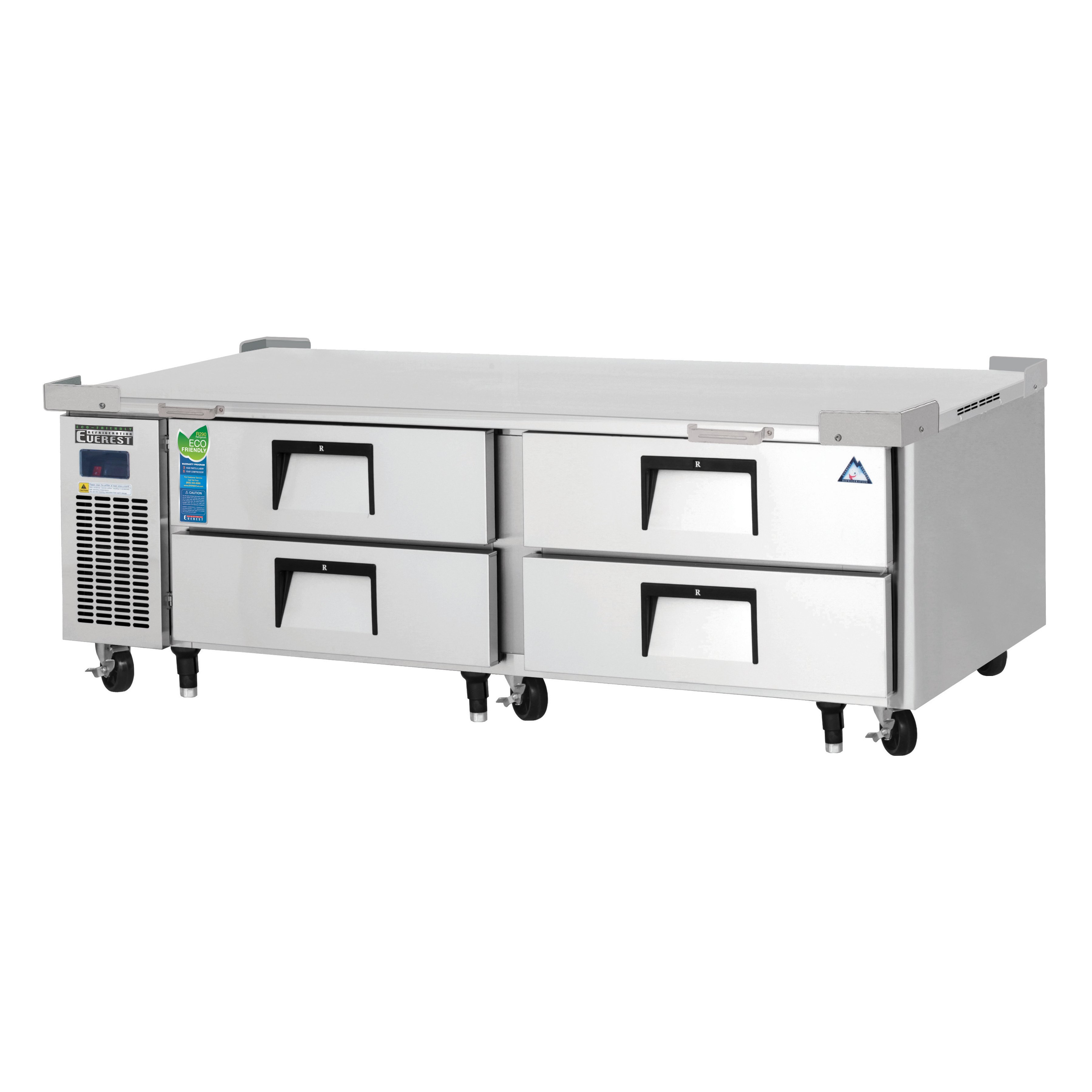 Everest ECB72D4 72″ 4 Drawers Chef Base Refrigerator