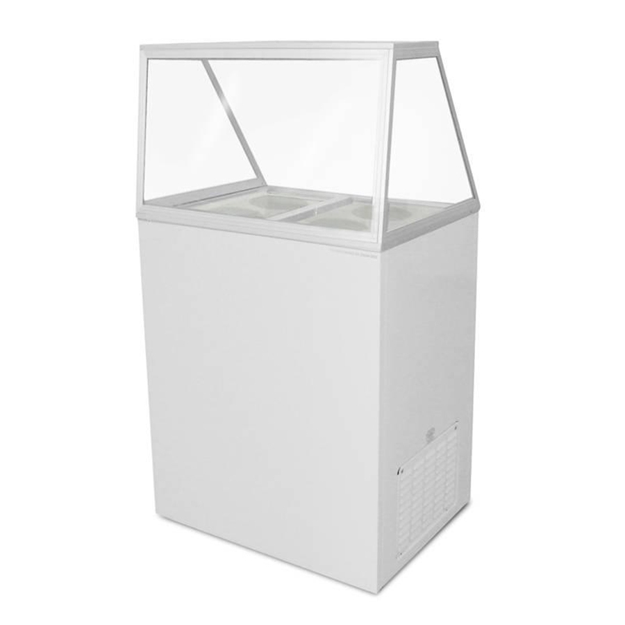 Excellence EDC-4HC 24″ Ice Cream Dipping Cabinet with Straight Glass, 5.0 cu. ft.