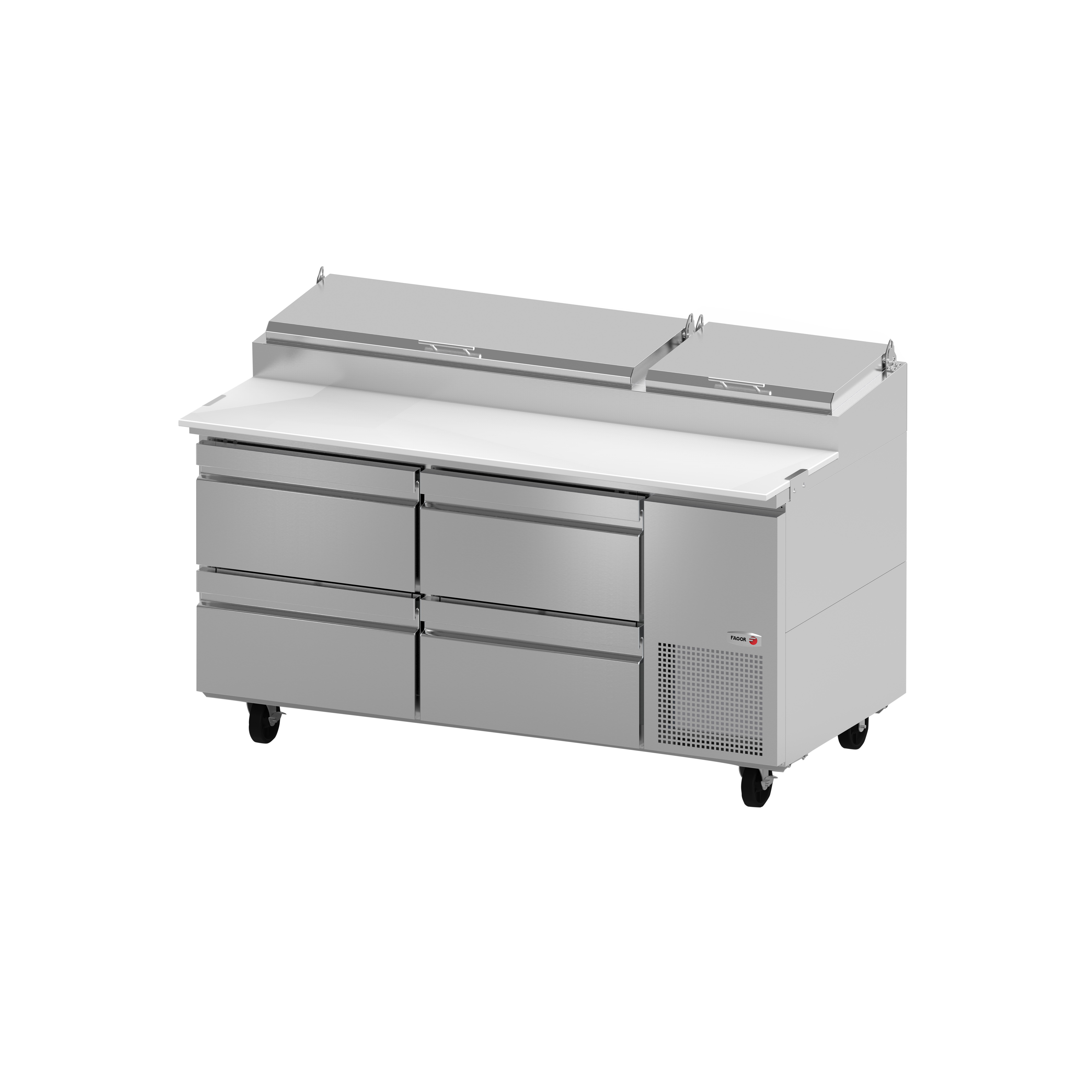 Fagor Refrigeration FPT-67-D4 Pizza Prep Table Refrigerated Counter
