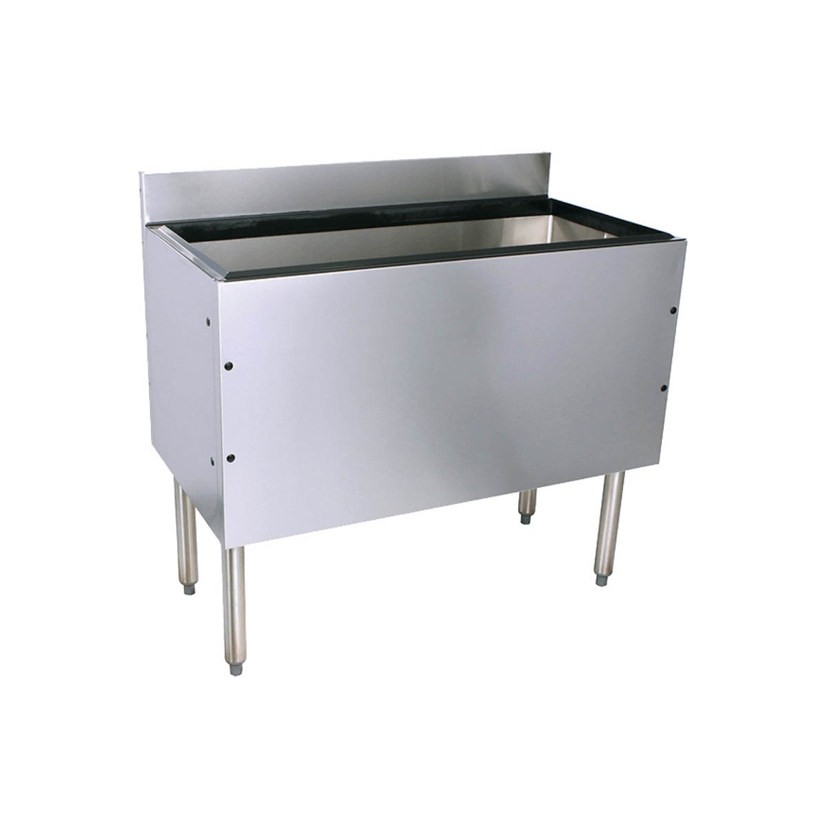 Glastender C-IBA-24-CP10-ED 24″ Underbar Ice Bin w/ 92 lbs. Capacity, 10-Circuit Cold Plate