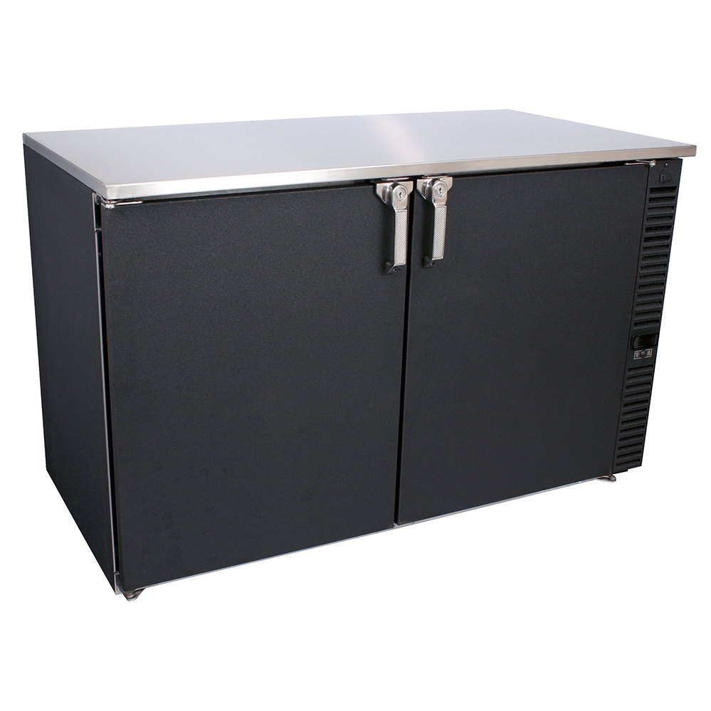 Glastender C1SL24 24″ One Section Back Bar Cooler with Solid Door