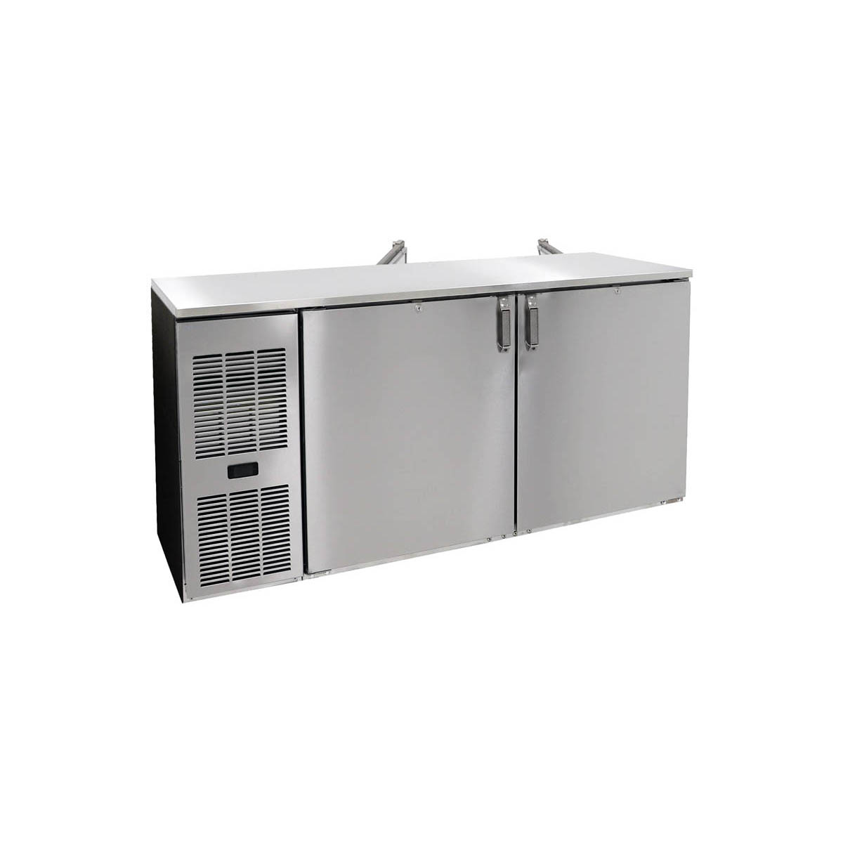Glastender CP1FL60 60″ Pass-Thru Solid Door Back Bar Refrigerator