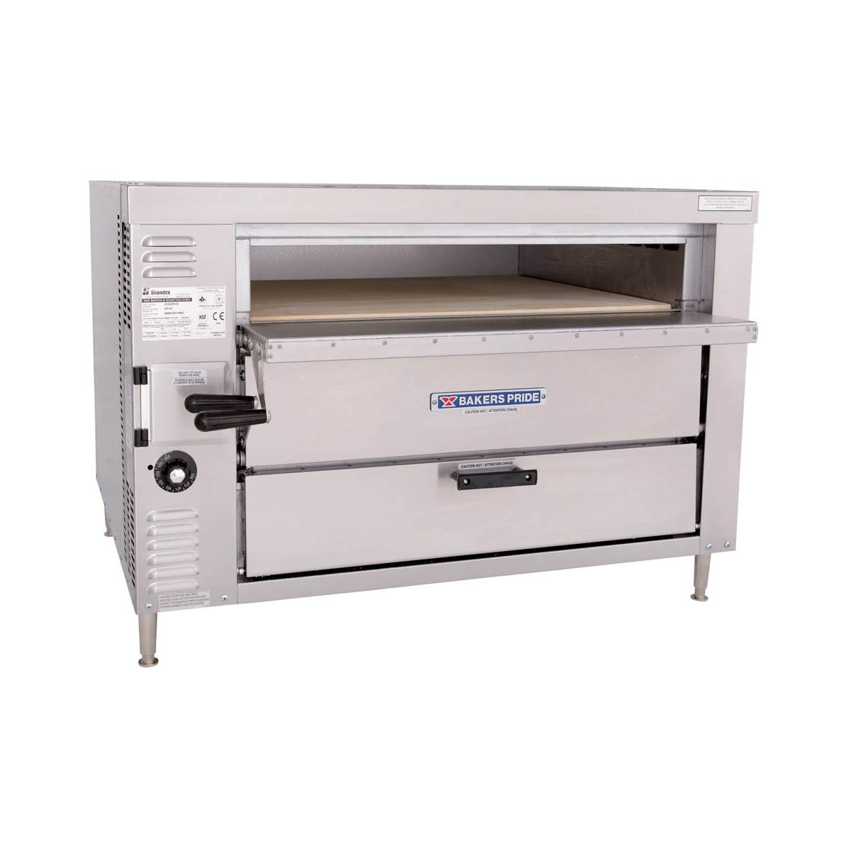 Bakers Pride GP61 41″ Double Deck Gas Countertop Pizza Oven w/ 45,000 BTU, Stackable