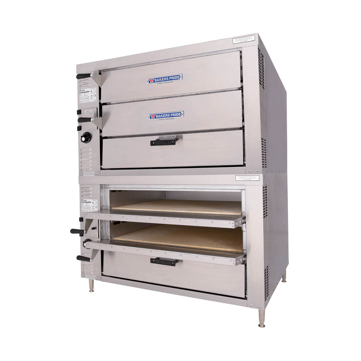 Bakers Pride GP62-HP Double Deck Gas Countertop Pizza Oven w/ 2 Double Decks, 2 Doors/Deck