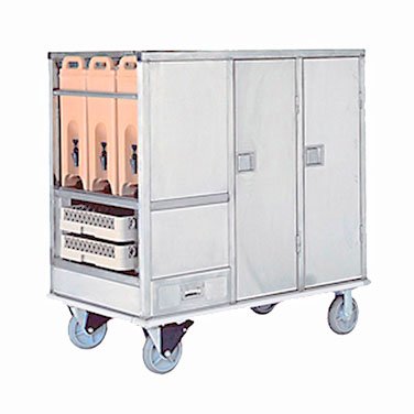 Lakeside PB48ENC Meal Delivery Tray Cart, 48 Tray Capacity 