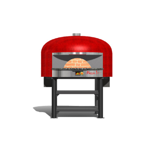Marra Forni NP150G Neapolitan Gas Fired Pizza Oven w/ 59.05″ Dia. Brick Deck, Brick Dome